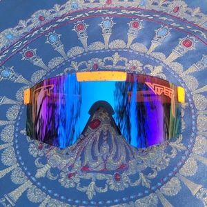 New pit viper sunglasses orange blue